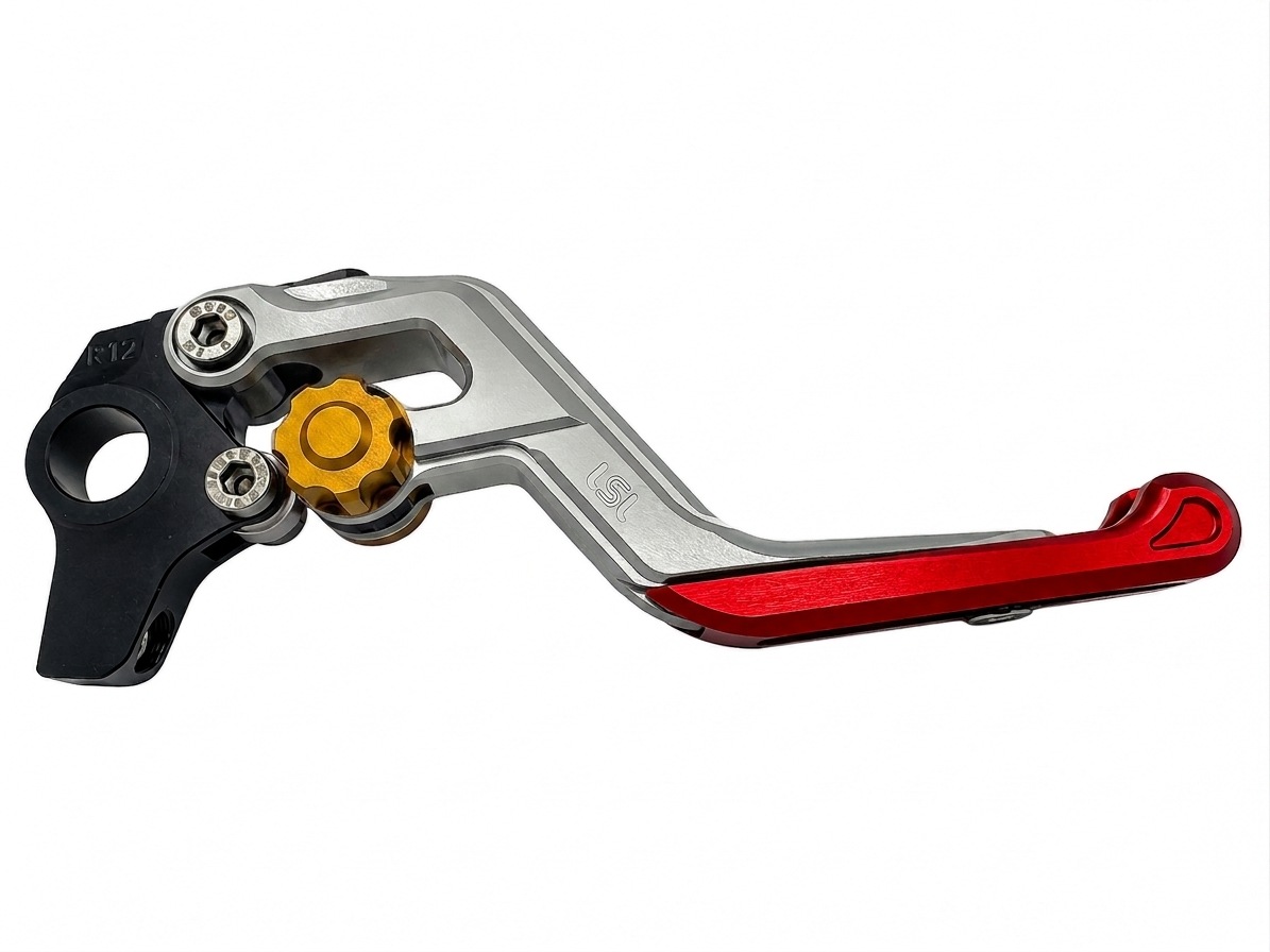 LSL ERGONIA Bremshebel R35R Silber/Gold/Rot