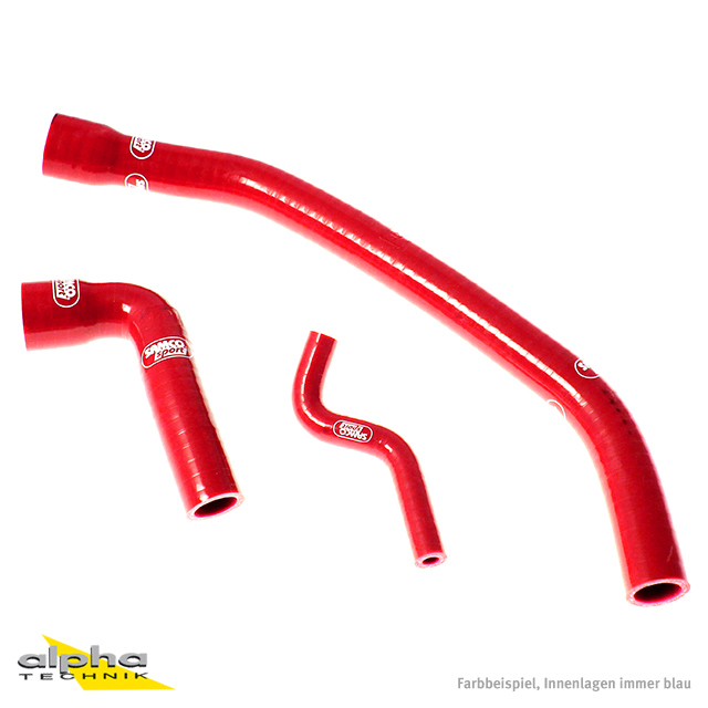 SAMCO SPORT Siliconschlauch Kit rot für MV Agusta F3 675, F3 800 und Superveloce gemäß Verwendungsliste