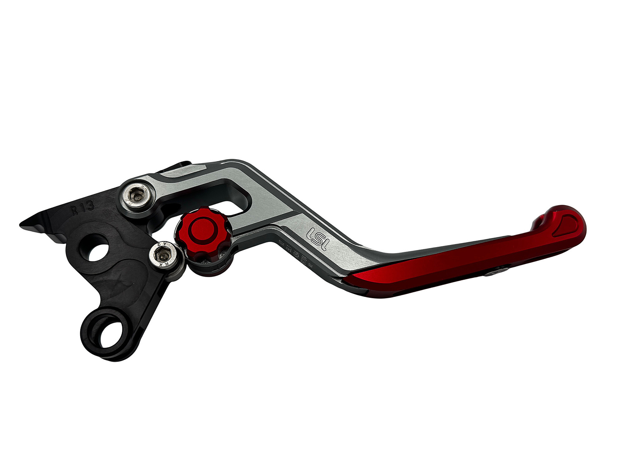 LSL ERGONIA Bremshebel R17 Anthrazit/Rot/Rot