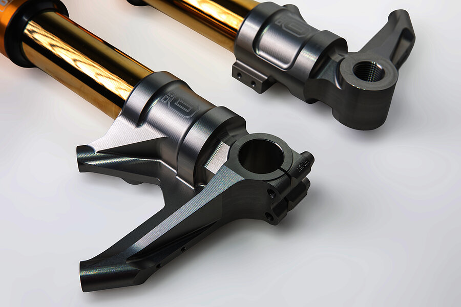 Öhlins Upside Down Gabel Road & Track Gold FGRT 308 für Harley Davidson CVO Road Glide FLTRXSE, FLTRXSTSE, Street Glide FLHXSE 2023-