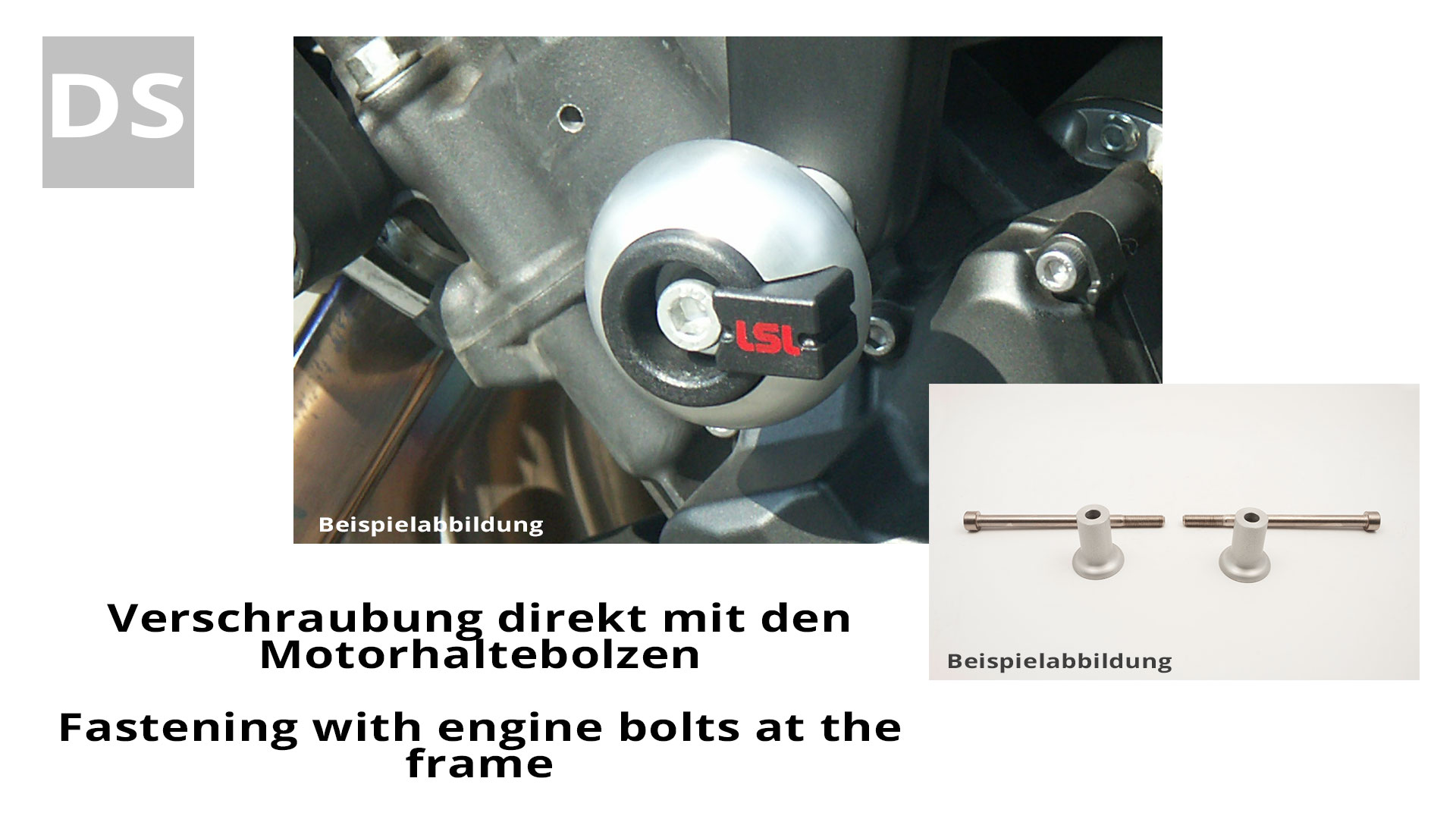 LSL Crash Pad Befestigungskit, für BMW F700GS,  2013-