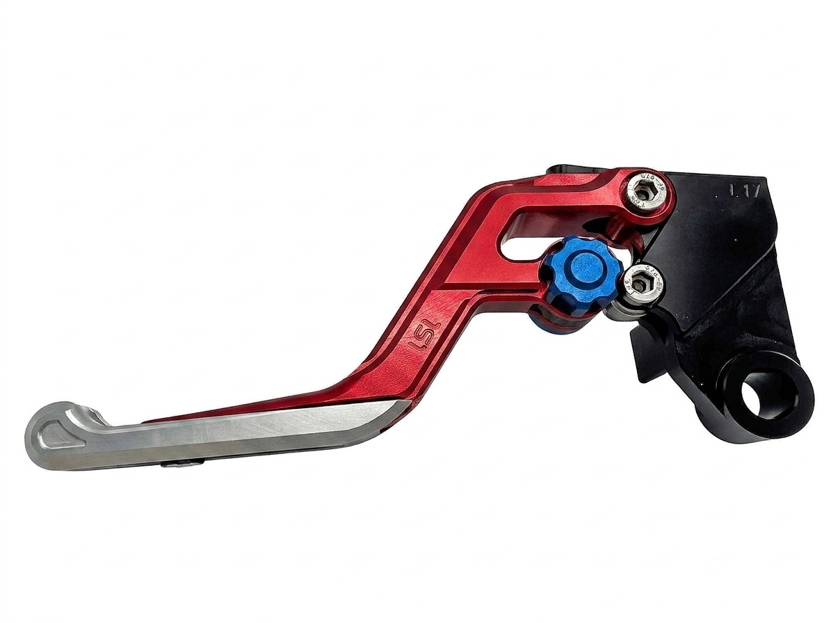 LSL ERGONIA Kupplungshebel L19 Rot/Blau/Silber