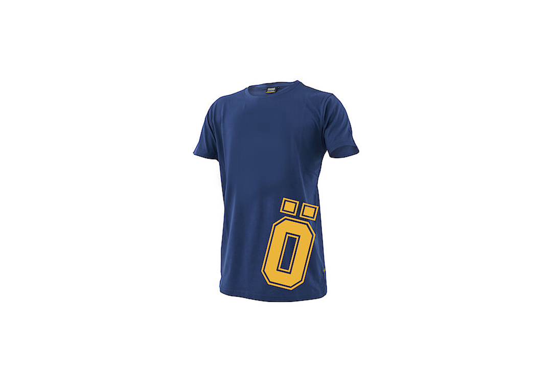 Öhlins Original Ö T-Shirt blau Größe M