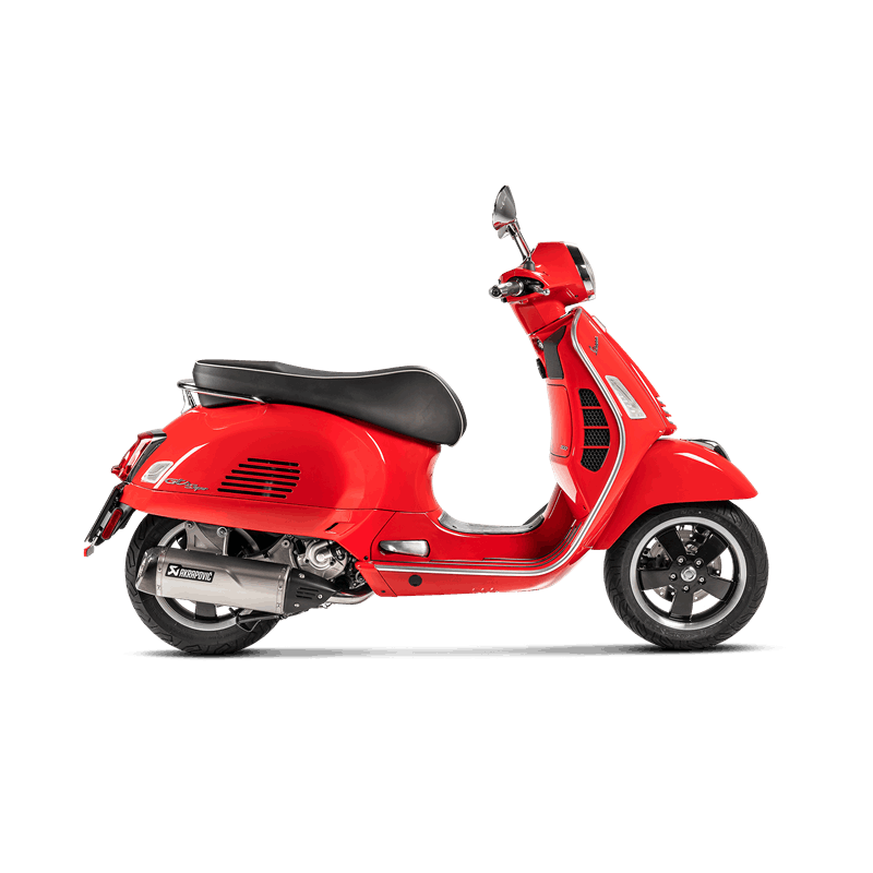 Akrapovic Slip-On Line (SS) Auspuff für Vespa GTS 125/150 i.e Super 2009-2016 / GTS250 2005-2013 / GTS300/Sei Giorni 2008-2020 / GTV250 2006-2013 / GTV300 2010-2016