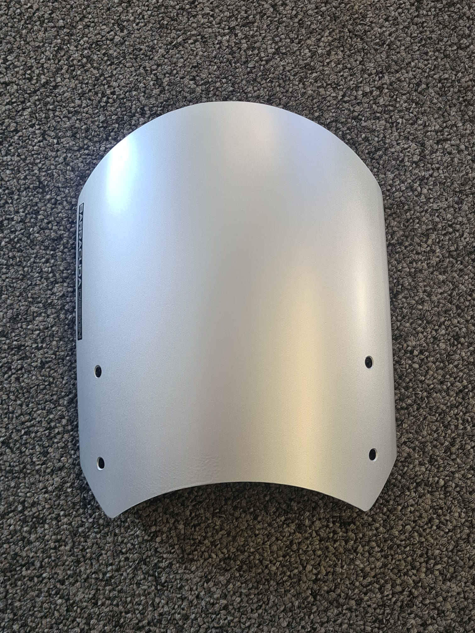 Barracuda Windschild Aerosport Aluminium silber BMW RnineT 2014-2016