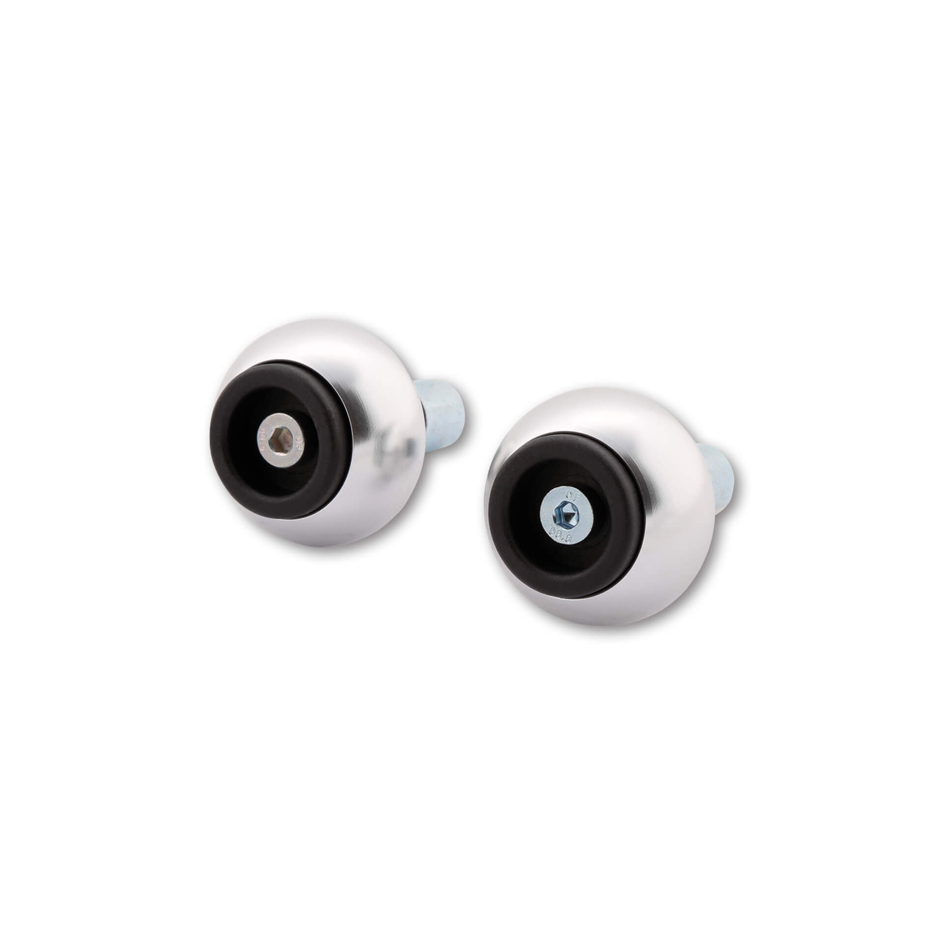 LSL Lenkergewicht Crash Ball Classic, für Lenker mit 14 mm Innendurchmesser (Alu-Lenker), silber
