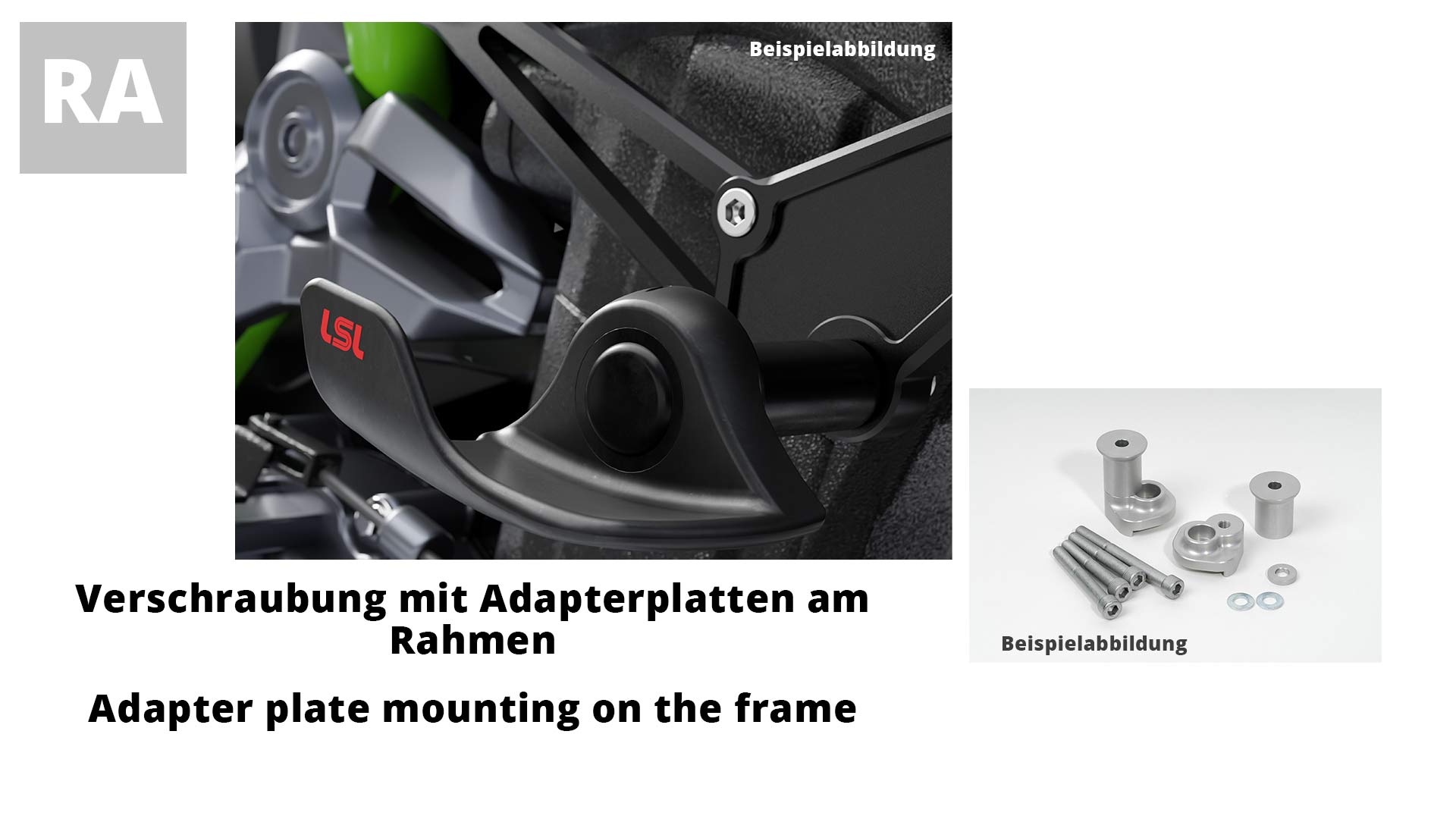 LSL SlideWing Befestigungskit für Honda XL750 Transalp,  2023-, schwarz