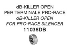 ARROW db-Killer Einsatz, für Icon Racinganlagen