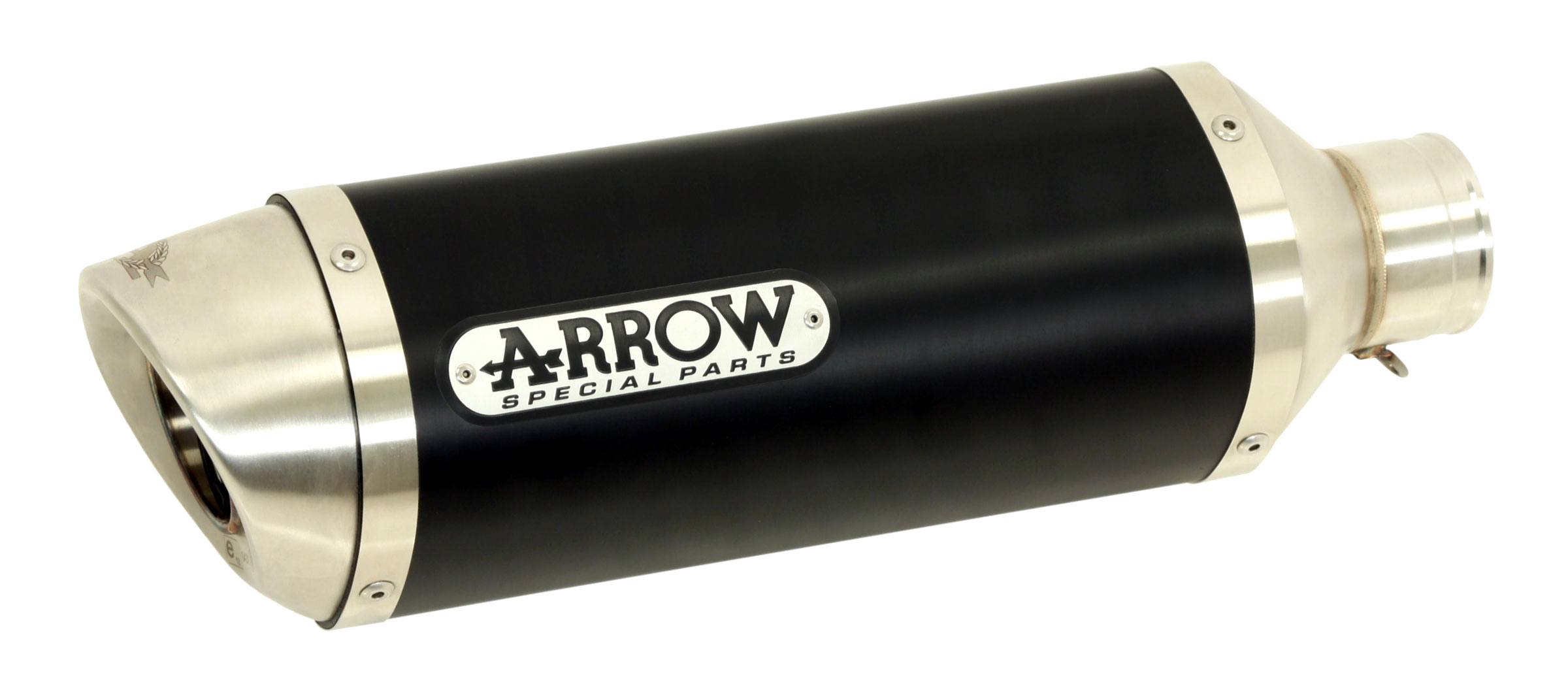ARROW Auspuff DARK THUNDER für Honda CB125F 2018-, Aluminium schwarz