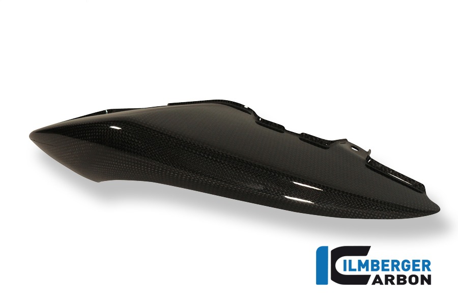 Ilmberger Carbon Seitendeckel unterm Sitz links, Carbon