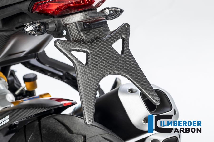 Ilmberger Carbon Kennzeichenträger matt, Carbon