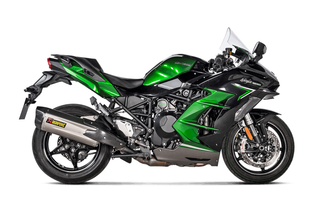 Akrapovic Slip-On Line (Titanium) Auspuff Kawasaki Ninja Z H2 SX ab 2021-2025