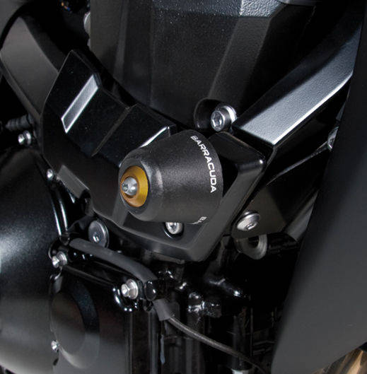 Barracuda Sturzpads für Kawasaki Er6-N 2012 - 2016