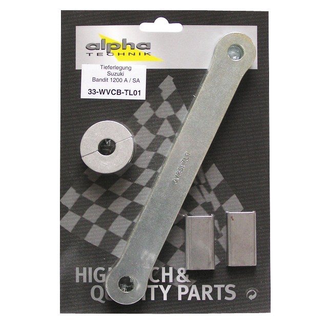 alpha Technik Tieferlegungssatz 37mm für Suzuki Bandit 1200A/SA; Typ WVCB; Modelljahr 2006-