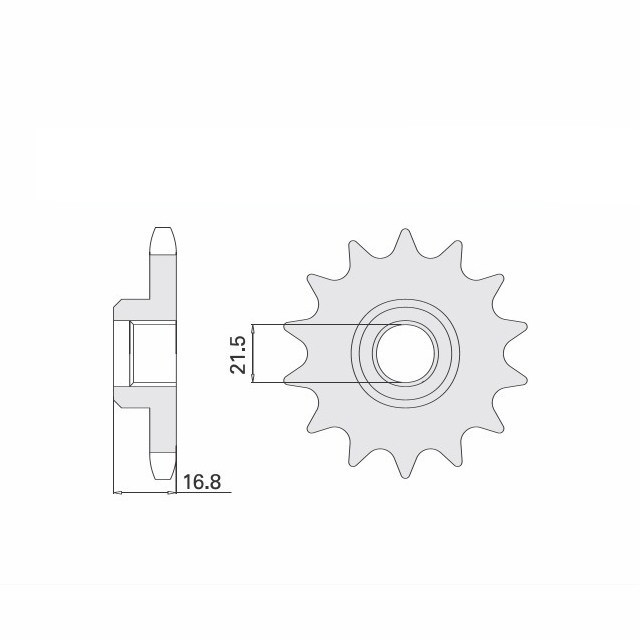 DID Kettensatz mit 520ZVM-X Kette, Farbe standard, für Yamaha XJ600N, RJ01, Modelljahr 1998-2000