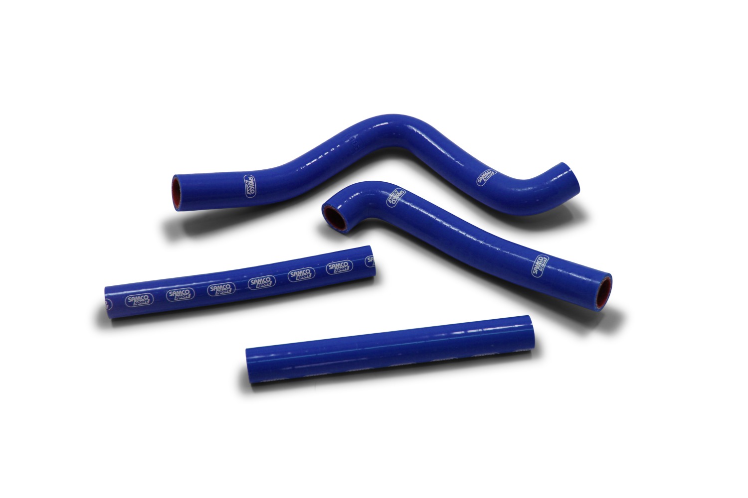 SAMCO SPORT Siliconschlauch Kit blau für Kawasaki KX125 Modelljahr 1994-1998