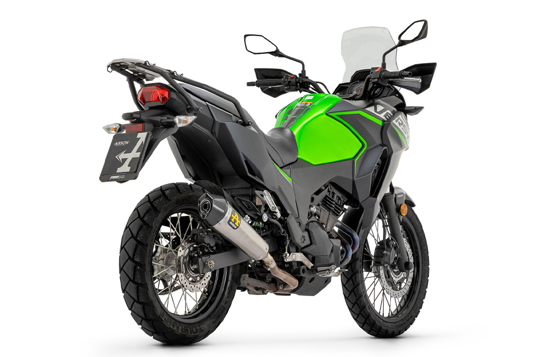 ARROW Auspuff X-KONE NiChrom für Kawasaki Versys-X 300 Modelljahr 2017-2020