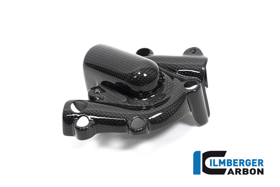 Ilmberger Carbon Wasserpumpendeckelabdeckung, glänzend, Ducati Monster 1200, 1200S 2017-