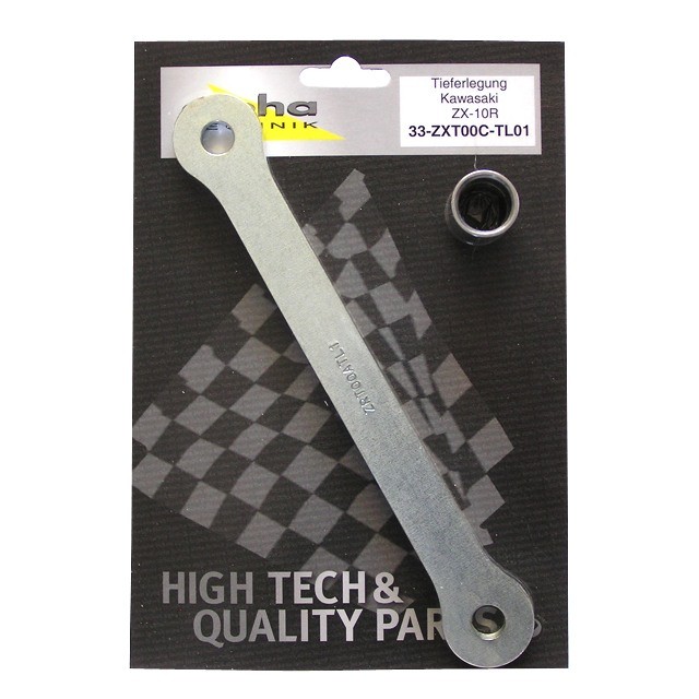 alpha Technik Tieferlegungssatz 30mm für Kawasaki ZX10R; Typ ZXT00C; Modelljahr 2004-
