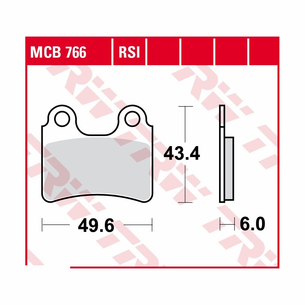 TRW Bremsbelagsatz Allround MCB766