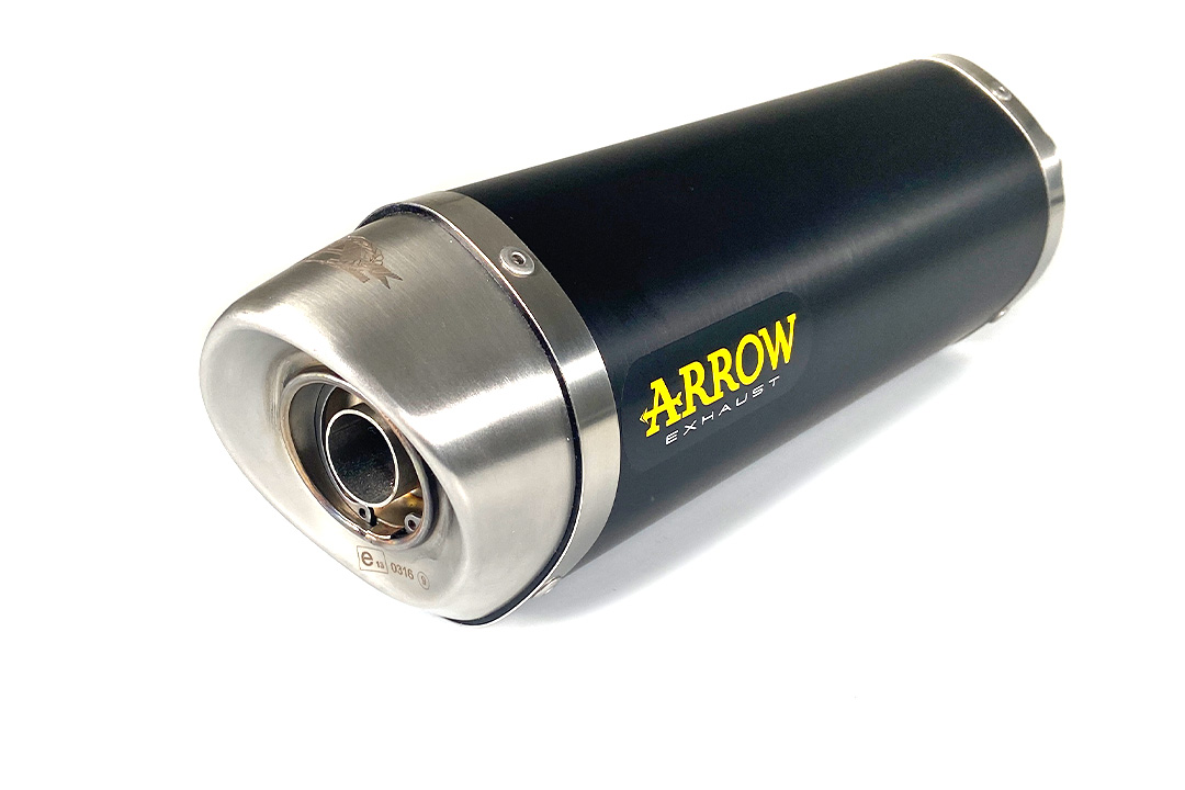ARROW Auspuff DARK THUNDER für Honda CBR125R Modelljahr 2004-2010