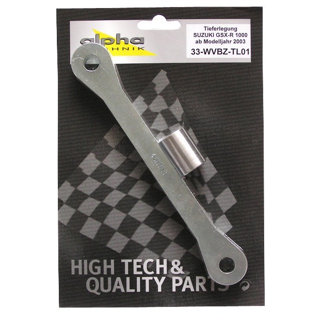 alpha Technik Tieferlegungssatz 30mm für Suzuki GSXR1000; Typ WVBZ; Modelljahr 2003-