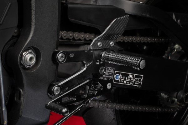 GILLES FXR Fußrastenanlage Honda CBR600RR schwarz