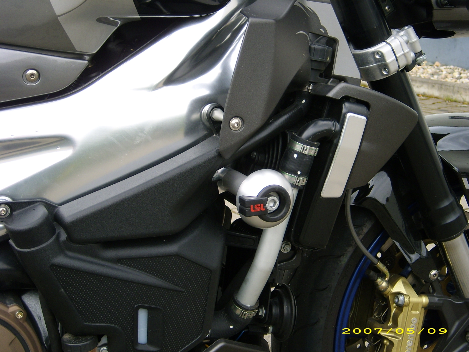 LSL Crash Pad Befestigungskit, für Aprilia RSV 1000/Tuono,  2006-