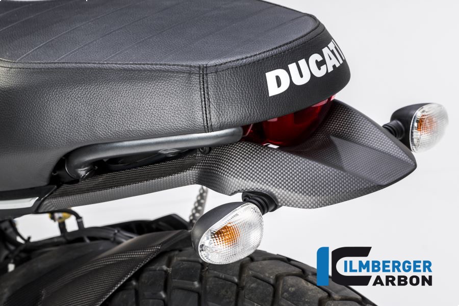 Ilmberger Carbon Blinkerhalter hinten matt