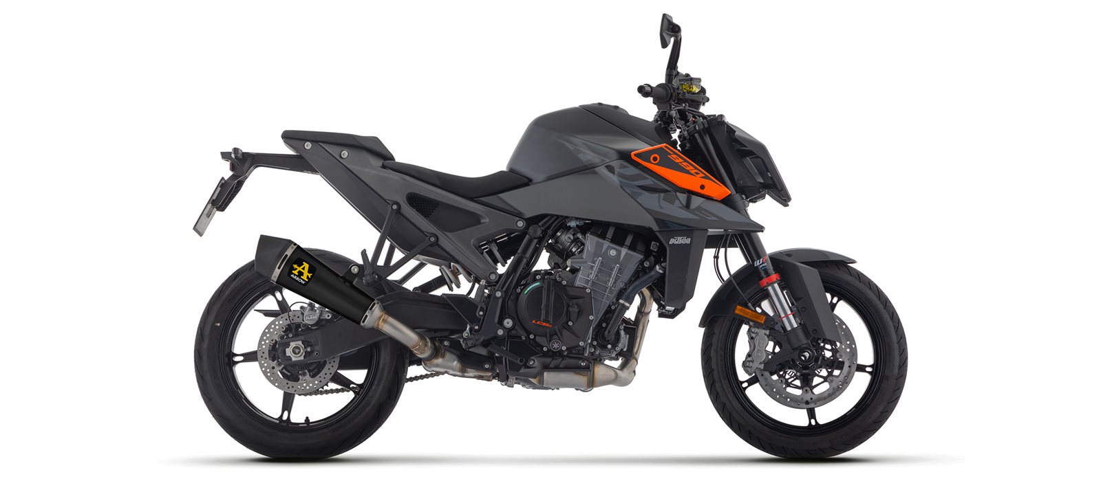 ARROW Auspuff X-KONE DARK NiChrom für KTM Duke 990 ab Modelljahr 2024-