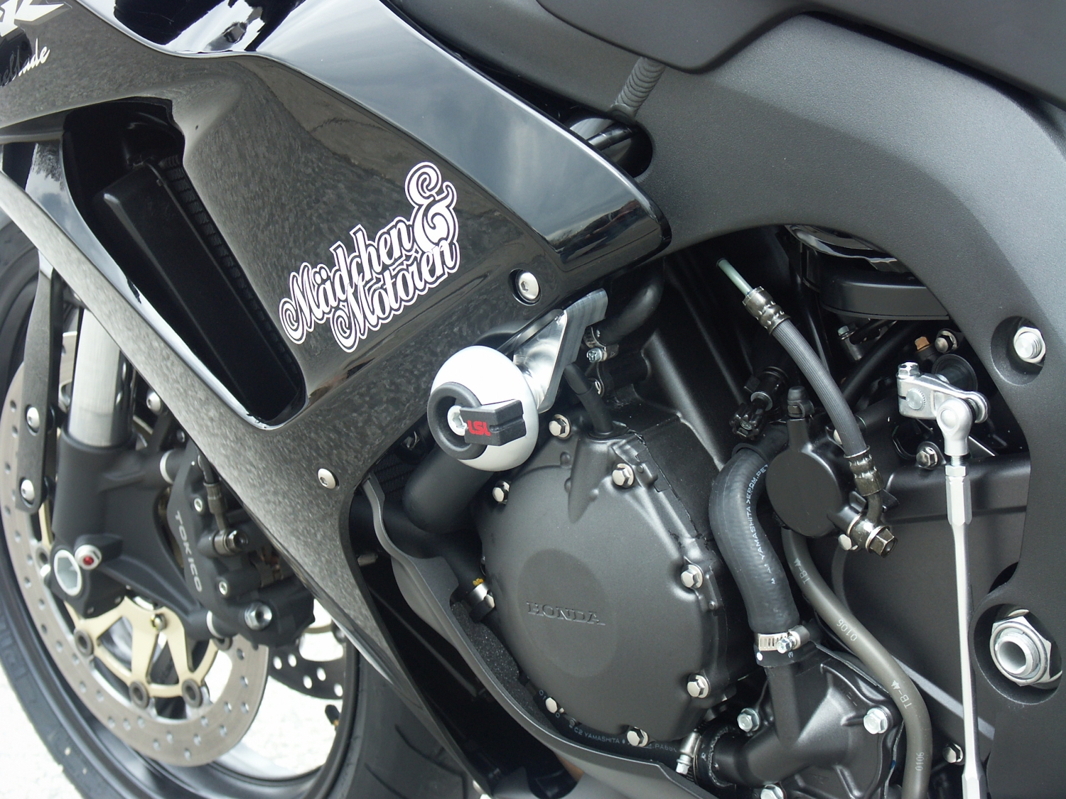 LSL Crash Pad Befestigungskit für Honda CBR 1000 RR, Modeljahr 2006-2007