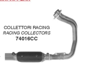 ARROW Racing Krümmer Edelstahl für  Kawasaki Vulcan S 650, 2025-