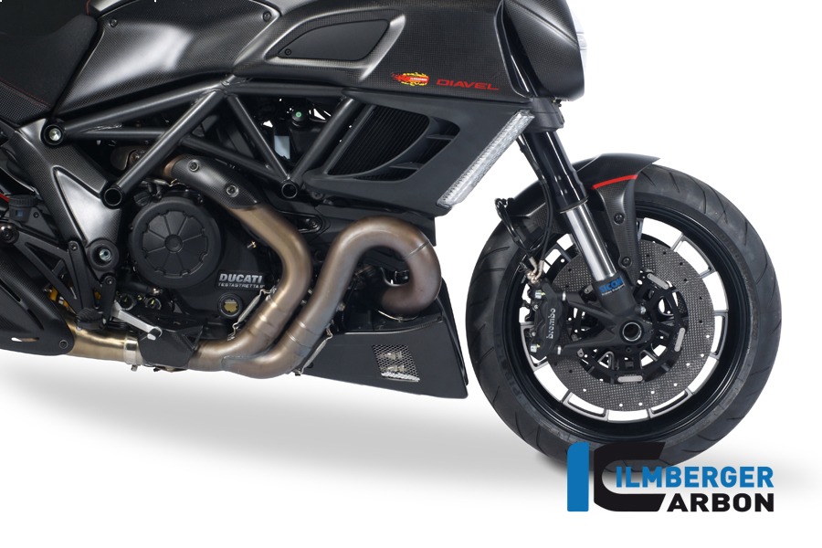 Ilmberger Carbon Motorspoiler/Ölkühlerverkleid. rechte Seite, Carbo