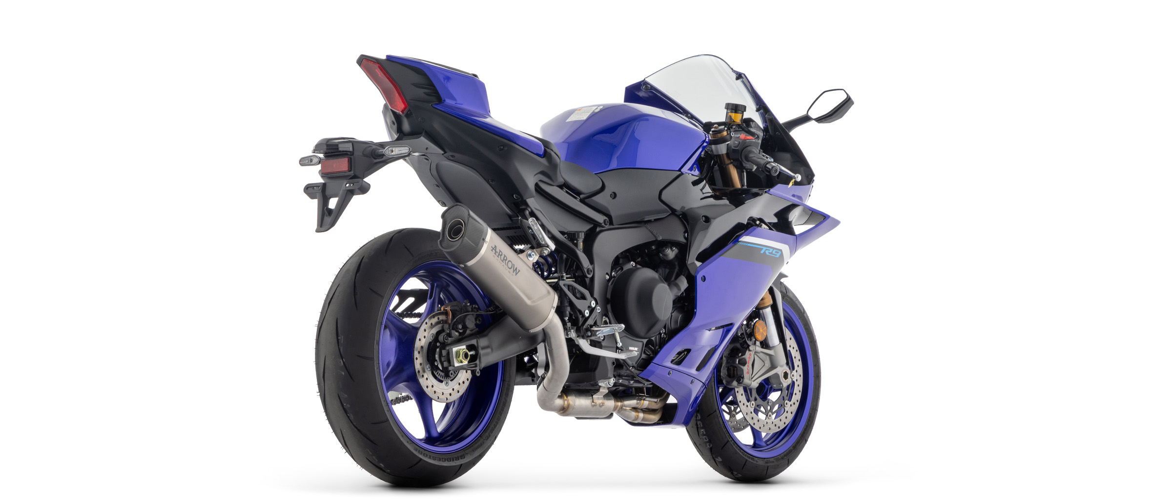 ARROW Racinganlage INDY RACE EVO Titanhülle für Yamaha R9 Modelljahr 2025- ohne Straßenzulassung