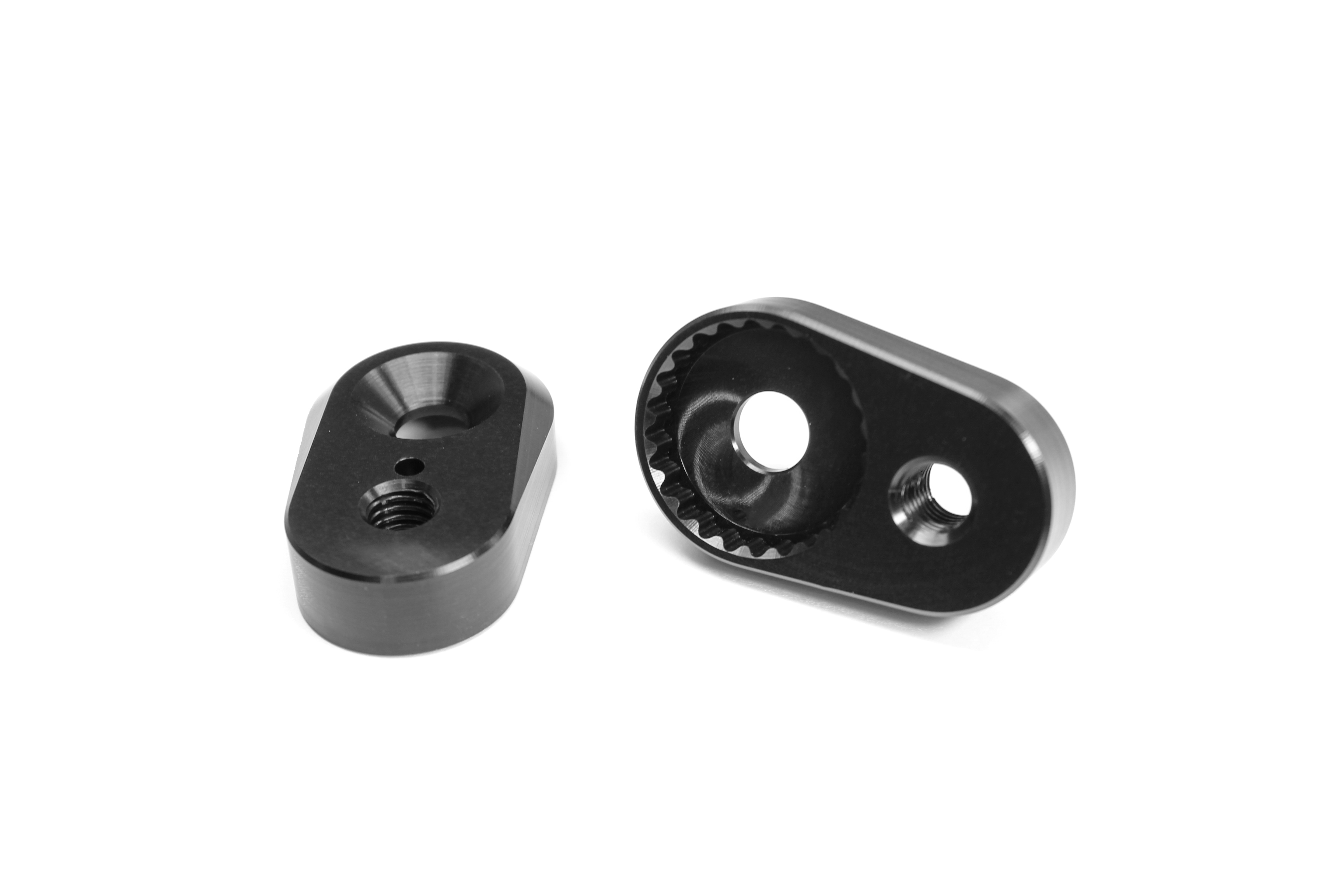 Giles Tooling RGK2 Ausleger, Versatz 20mm, schwarz für Yamaha YZF-R1