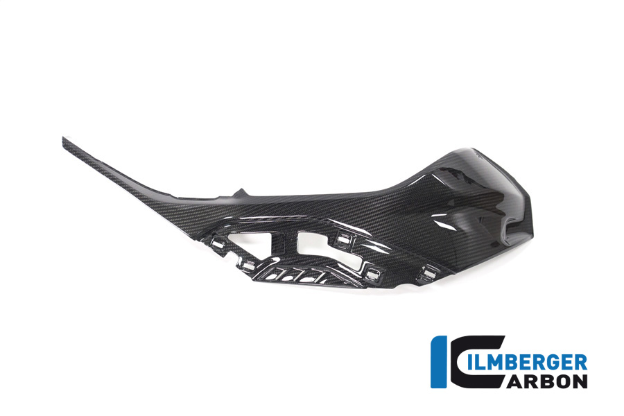 Ilmberger Carbon Seitendeckel rechts am Tank für original Seitendeckeleinsatz, glänzend, BMW M1000RR, S1000RR, 2023-