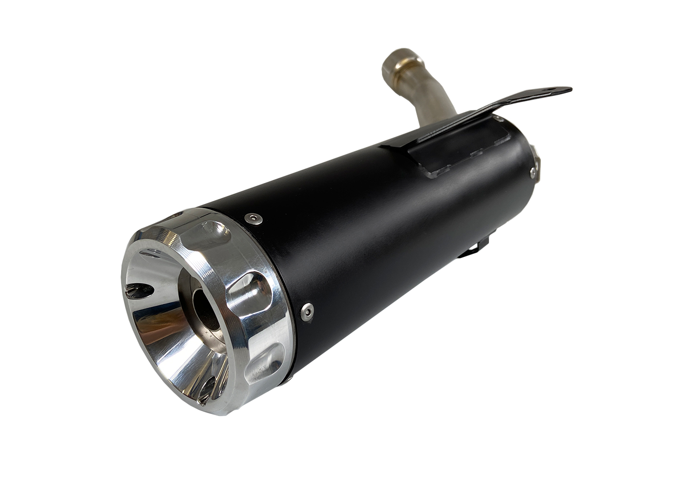 ARROW Auspuff REBEL Sip-On Edelstahl schwarz mit Aluminium-Endkappe für Honda CL500 Modelljahr 2023-