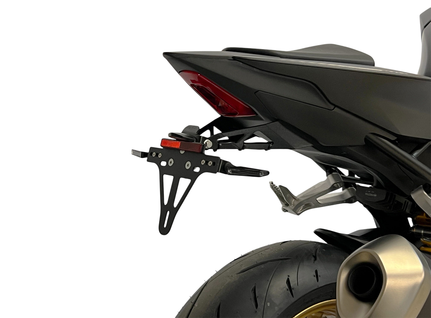 alpha Technik Kennzeichenhalter für Honda CB650R / CBR650R / CB 1000 Hornet, ab Modelljahr 2021