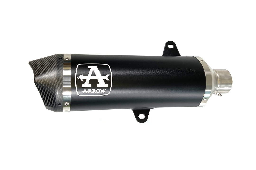 ARROW Auspuff URBAN mit Carbon-Endkappe für Honda Forza 350 / SH350 Modelljahr 2021- 