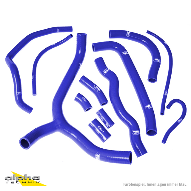 SAMCO SPORT Siliconschlauch Kit blau für Honda VFR800 Modelljahr 2002-2014