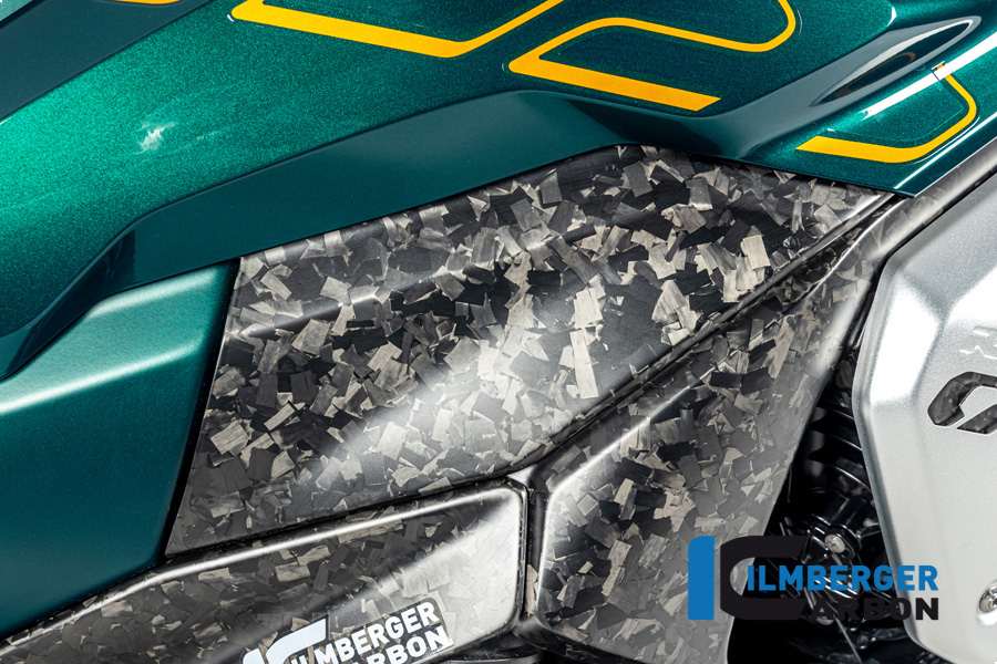 Ilmberger Carbon Tankabdeckung unten rechts, Black Diamond Carbon, matt, BMW R1300GS 2023-