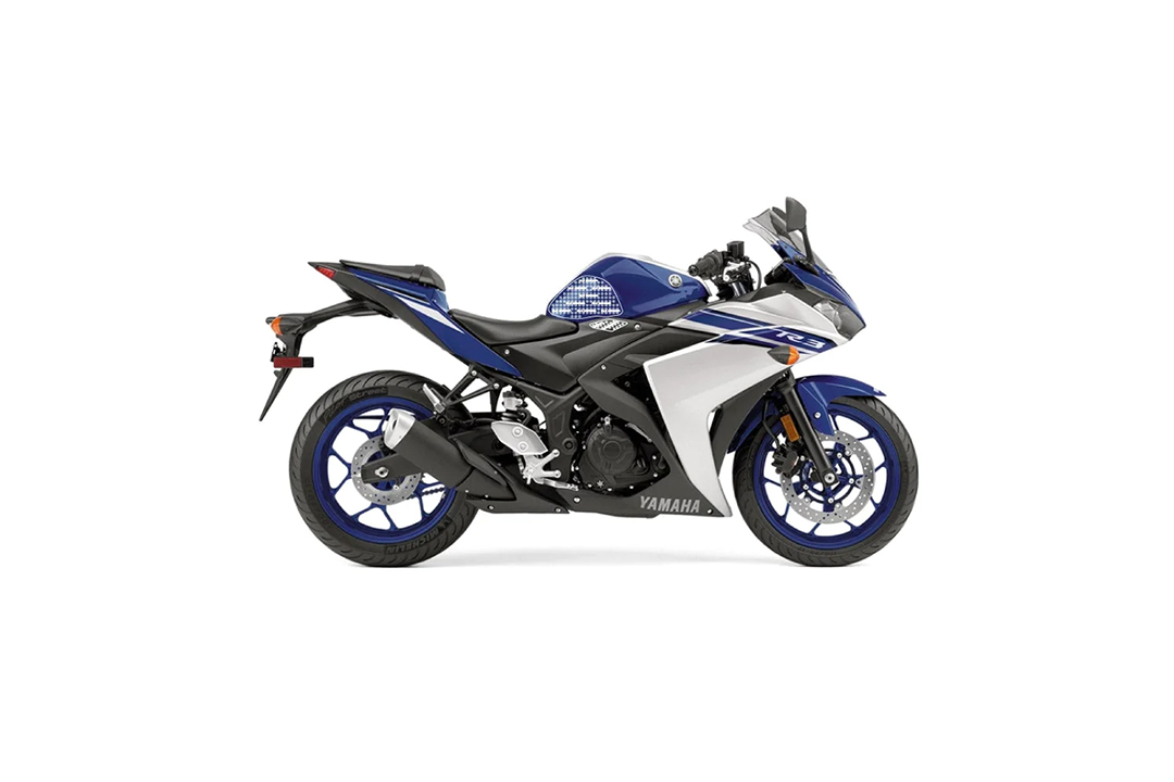 Stompgrip hybrid, Volcano, für Yamaha YZF-R3, YZF-R25, 2015-2018