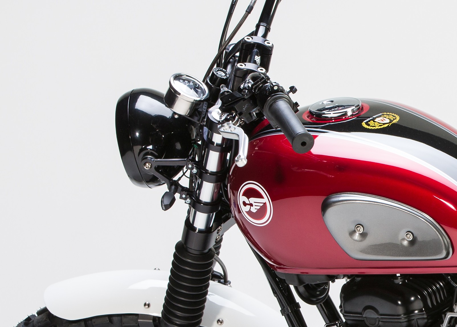 LSL Gabelbrückenkit für Kawasaki W800 / 39mm/42mm Offset, schwarz