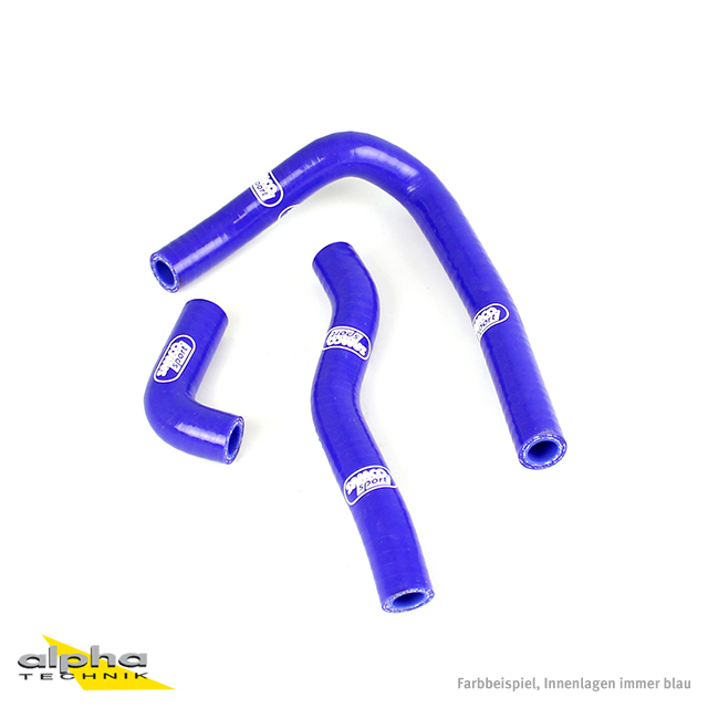 SAMCO SPORT Siliconschlauch Kit blau für Suzuki RM65 Modelljahr 2000-2005