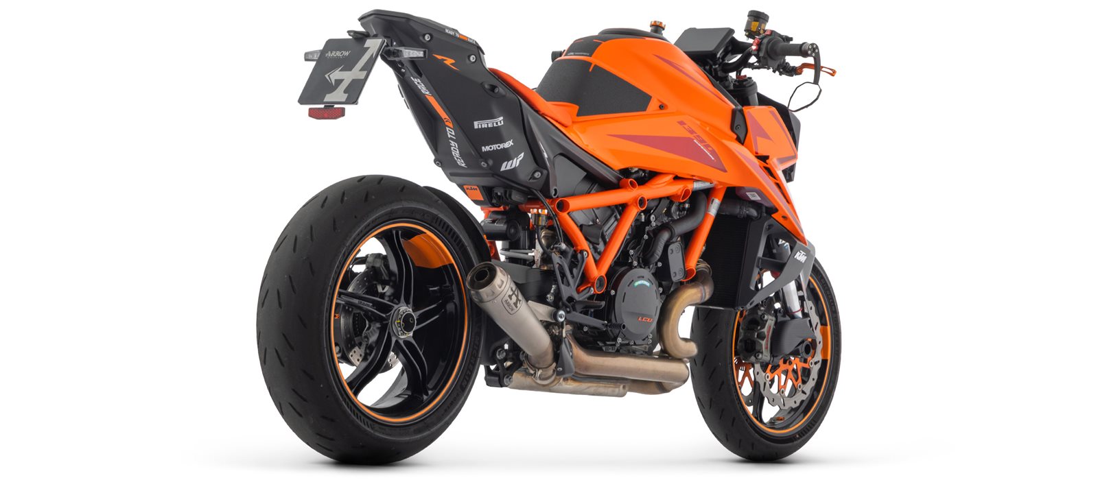 ARROW Auspuff PRO RACE NiChorm für KTM DUKE 125, DUKE 390 Modelljahr 2024-