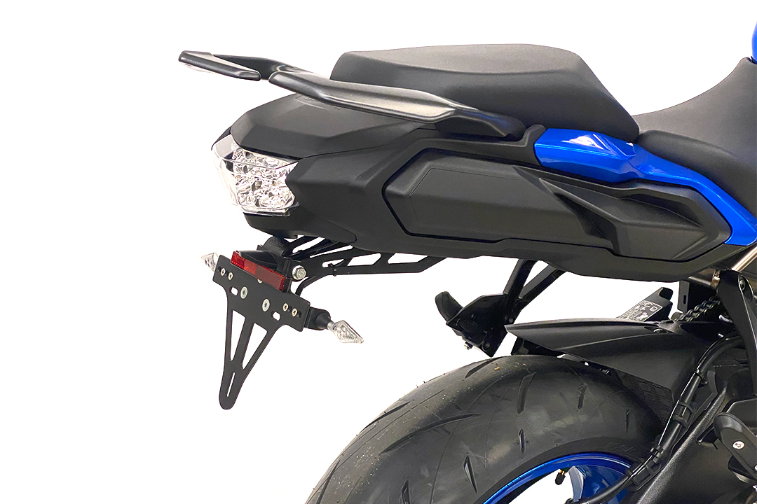 alpha Technik Kennzeichenhalter für Suzuki GSX-S1000GT und GSX-S1000GX, Typ WEK0 / WEK3, Modelljahr 2021-