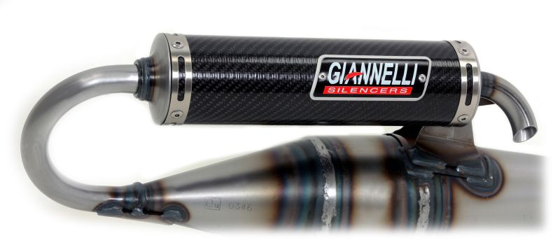 GIANNELLI Auspuff SHOT V4 für verschiedene 50cc Scooter