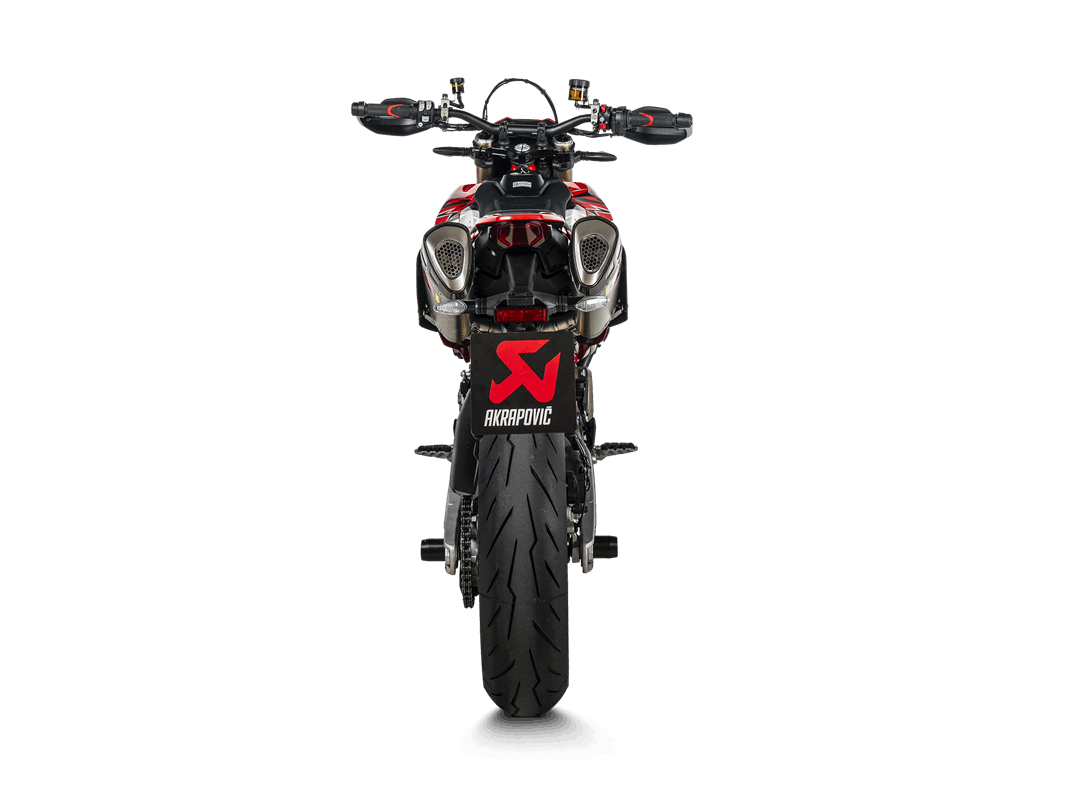 Akrapovic Slip-On Line (Titanium) Auspuff für Ducati Hypermotard 698 Mono / RVE,  Modelljahr 2024-2025