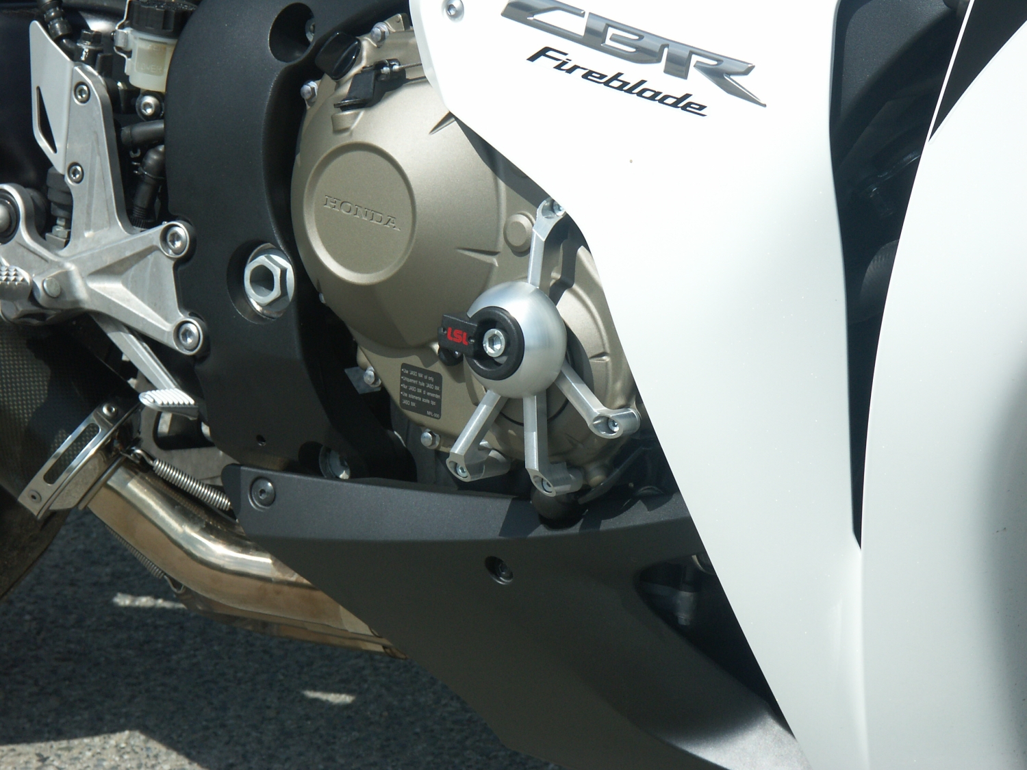 LSL Crash Pad Befestigungskit für Honda CBR1000RR,  2008- (ohne ABS)