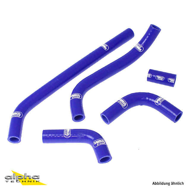 SAMCO SPORT Siliconschlauch Kit blau für Yamaha TZ250 Modelljahr 1990